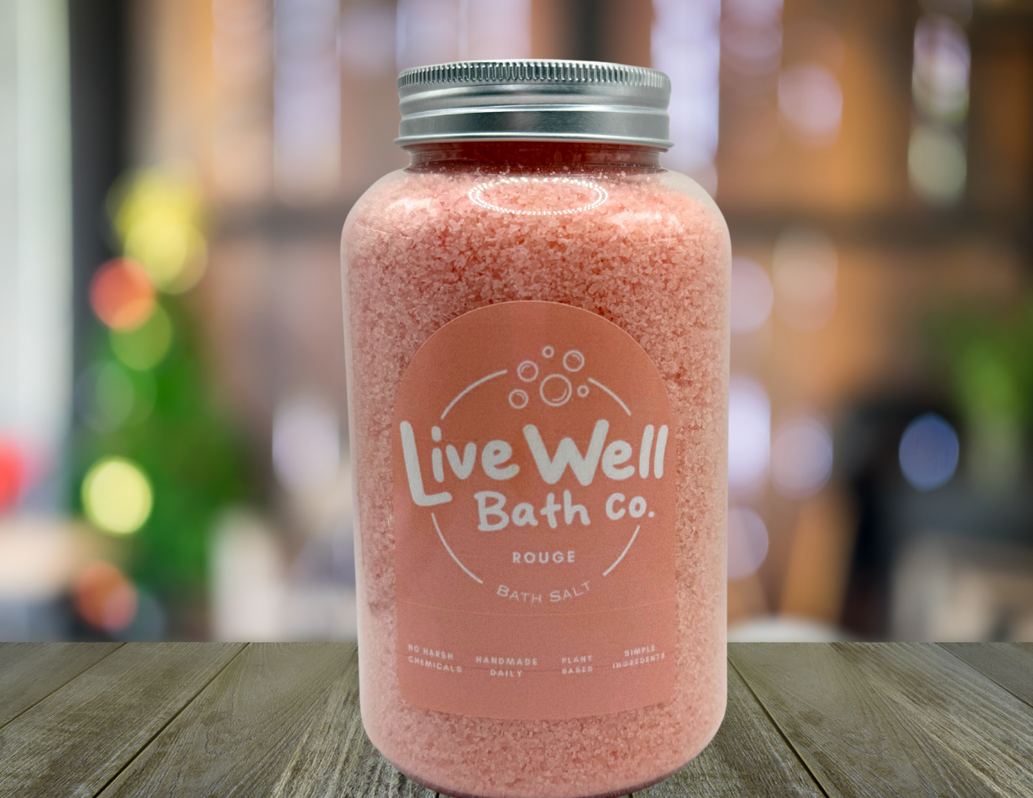 Live Well Bath Co – Rouge Bath Salts (16 oz)