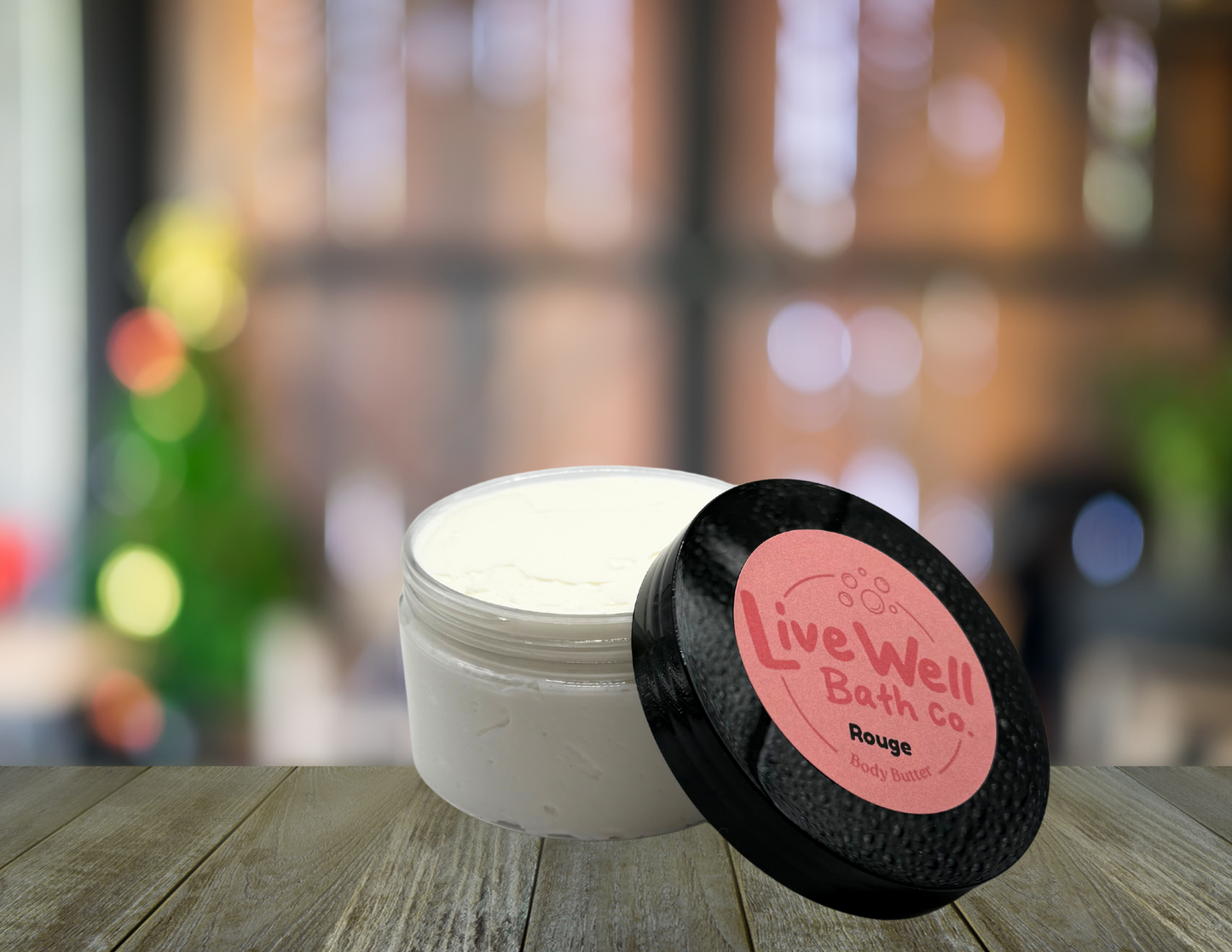 Live Well Bath Co. Rouge Body Butter 8 oz. - Comfortable Cosmetic for Skin Care