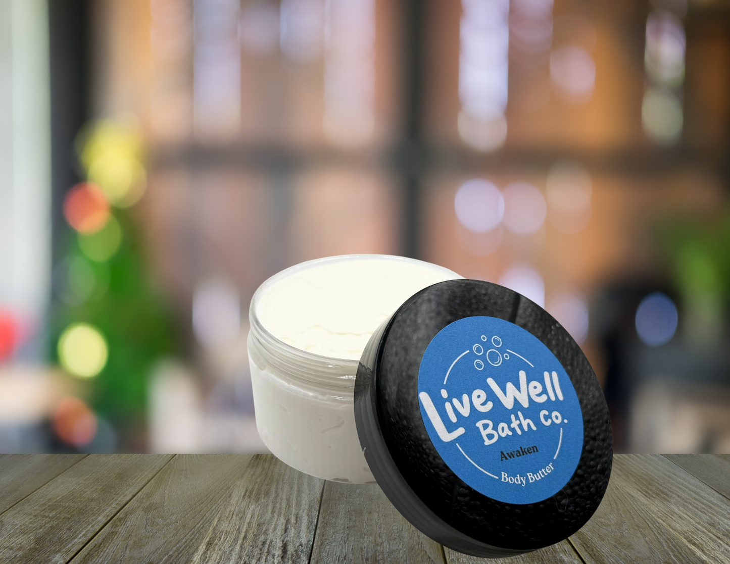 Live Well Bath Co. Awaken Body Butter 8 oz. - Comfortable Cosmetic for Skin Care