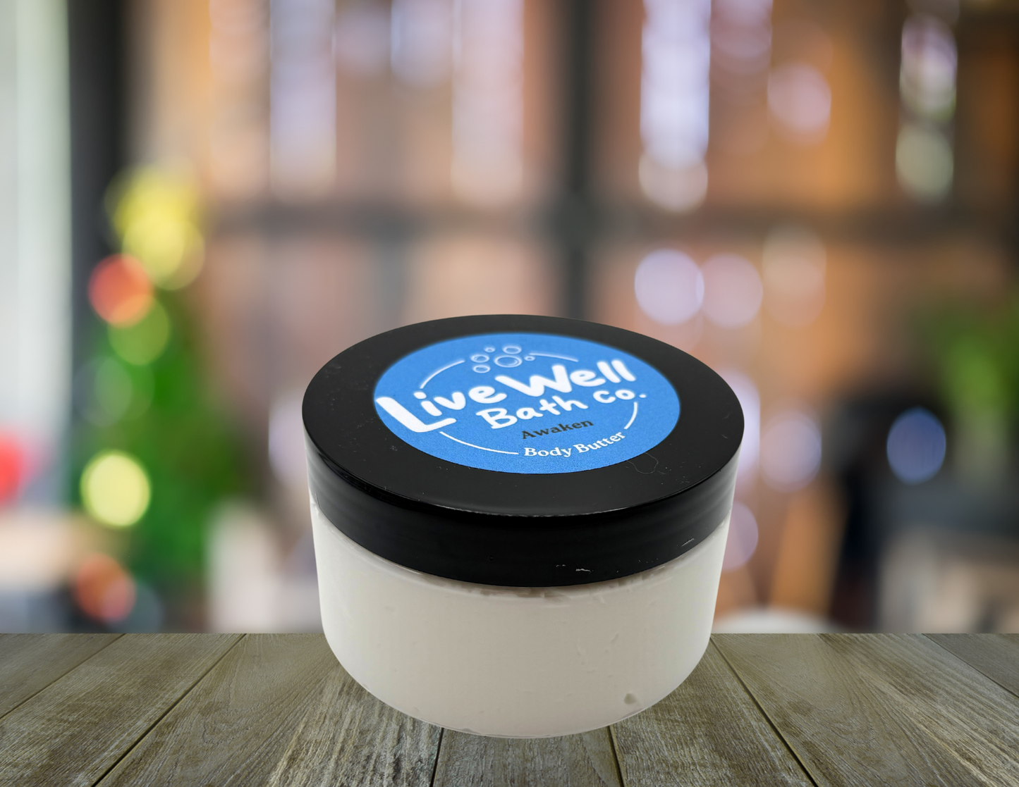 Live Well Bath Co. Awaken Body Butter 8 oz. - Comfortable Cosmetic for Skin Care