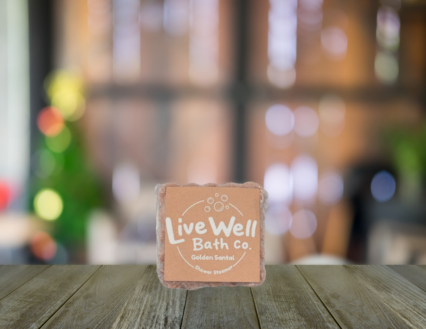 Live Well Bath Co- Golden Santal Shower Steamer