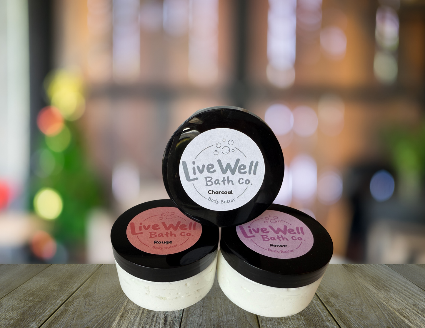 Live Well Bath Co. Citrus Volcano Body Butter 8 oz. - Comfortable Cosmetic for Skin Care