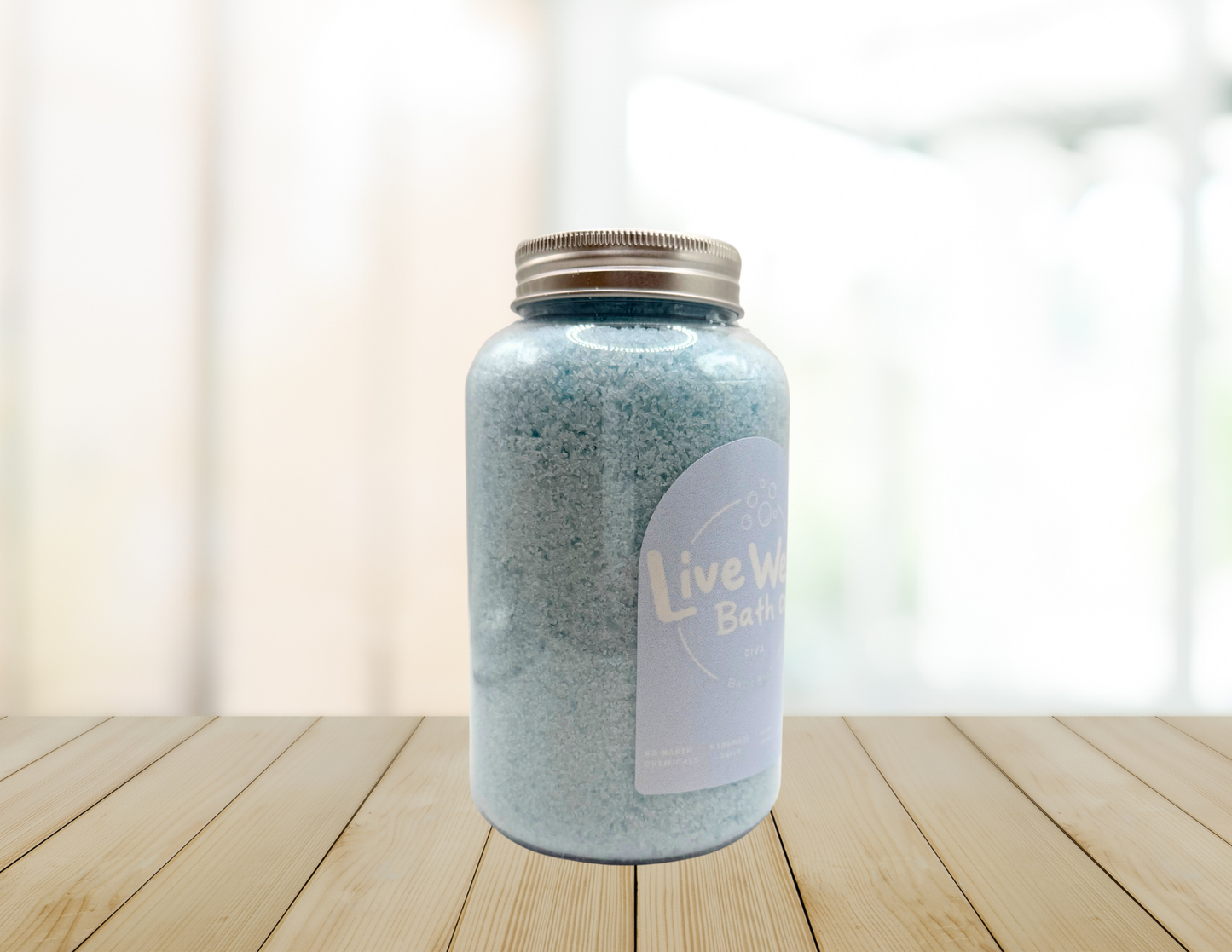 Diva Bath Salts 16 oz - 450g Hypoallergenic Aroma Blend for Muscle Relief