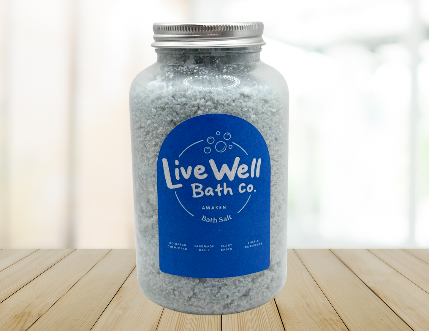 Live Well Bath Co – Awaken Bath Salts (16 oz)