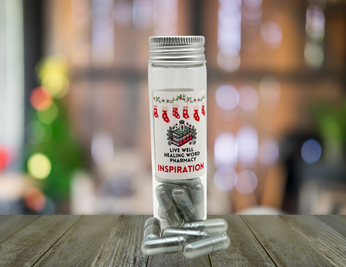 Live Well Bath Co- Healing Words Pharmacy Inspiration Pills