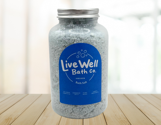 Live Well Bath Co – Awaken Bath Salts (16 oz)