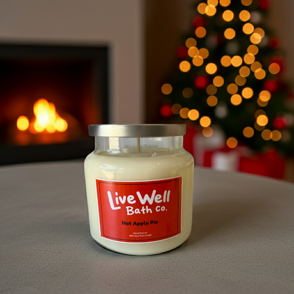 Live Well Bath Co – Hot Apple Pie Candle