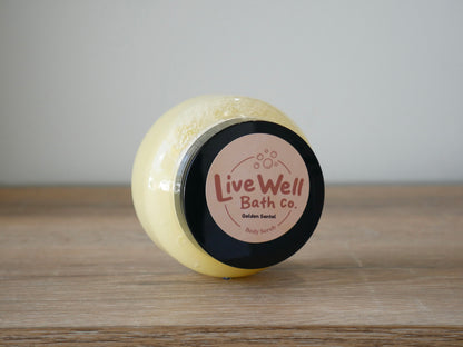 Golden Santal Exfoliating Body Scrub – Smooth & Refreshing Self-Care