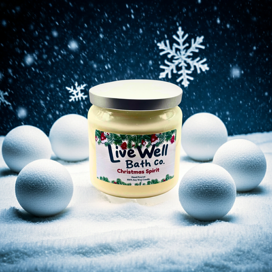 Live Well Bath Co – Christmas Spirit Candle