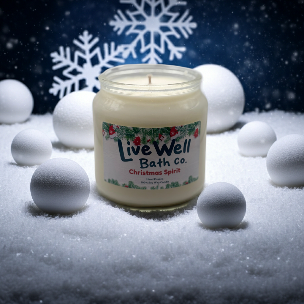 Live Well Bath Co – Christmas Spirit Candle