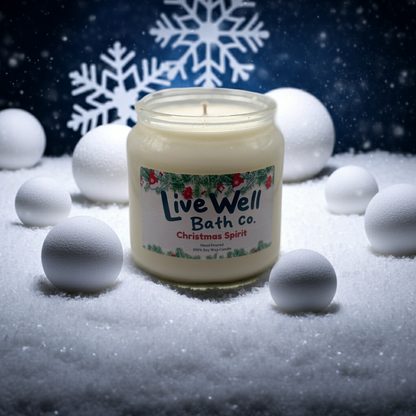 Live Well Bath Co – Christmas Spirit Candle